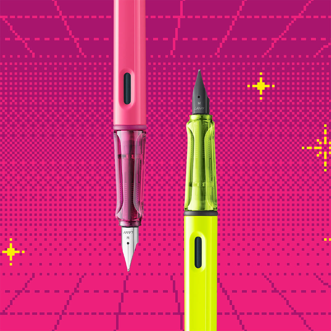 Safari Stylo-plume Neon Yellow