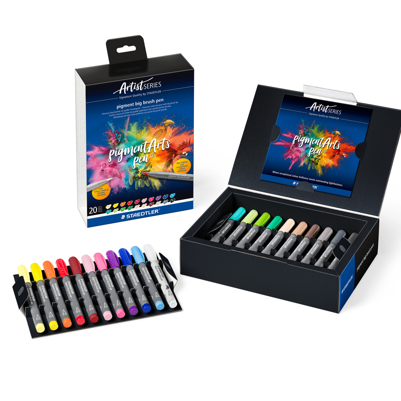 Pigment Arts Big Brush Pen ensemble de 20 +
