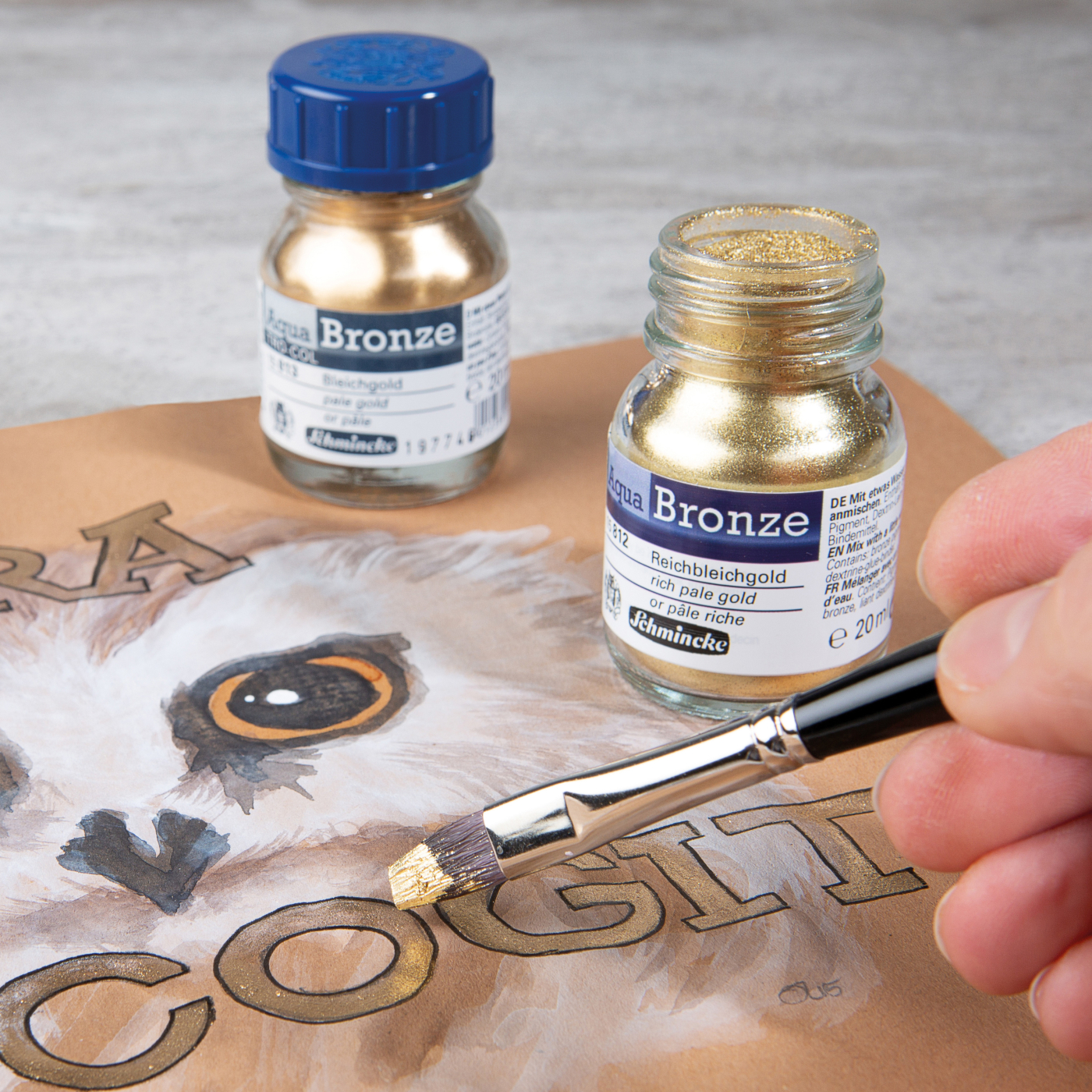 Aqua Bronze Pale Gold