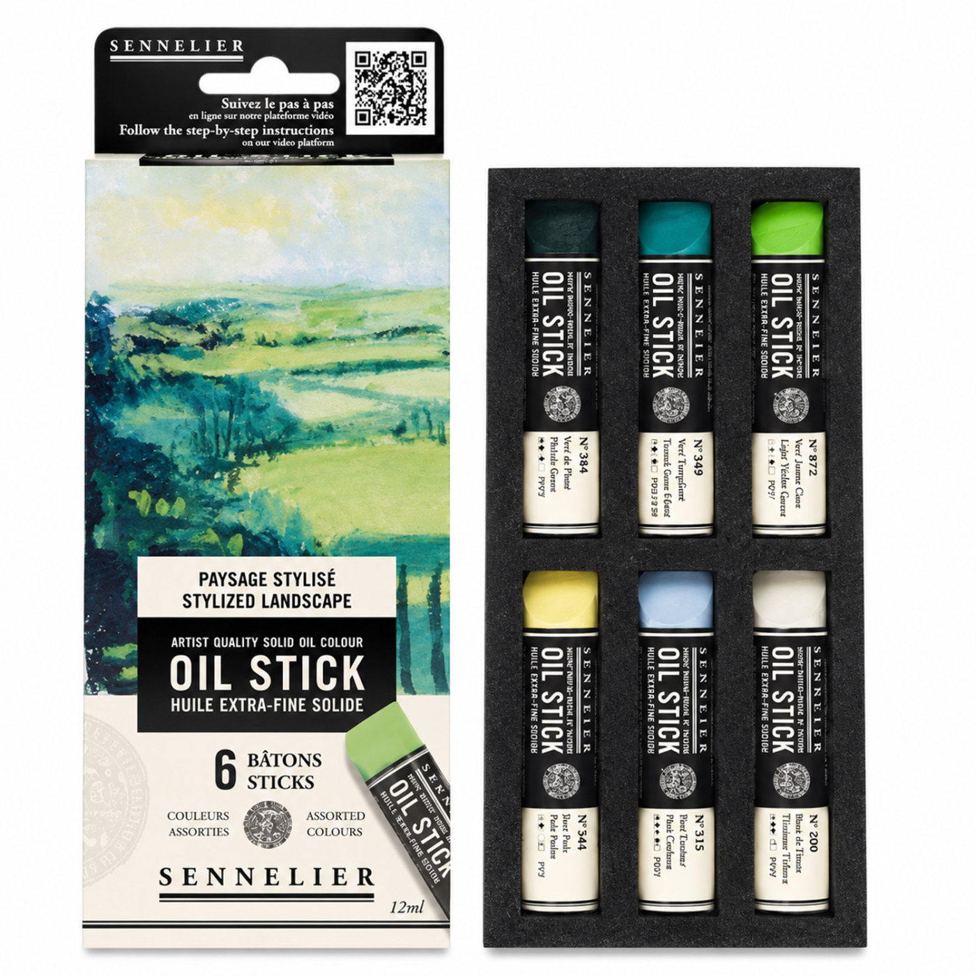 Oil Stick Mini 6 couleurs Stylish landscape