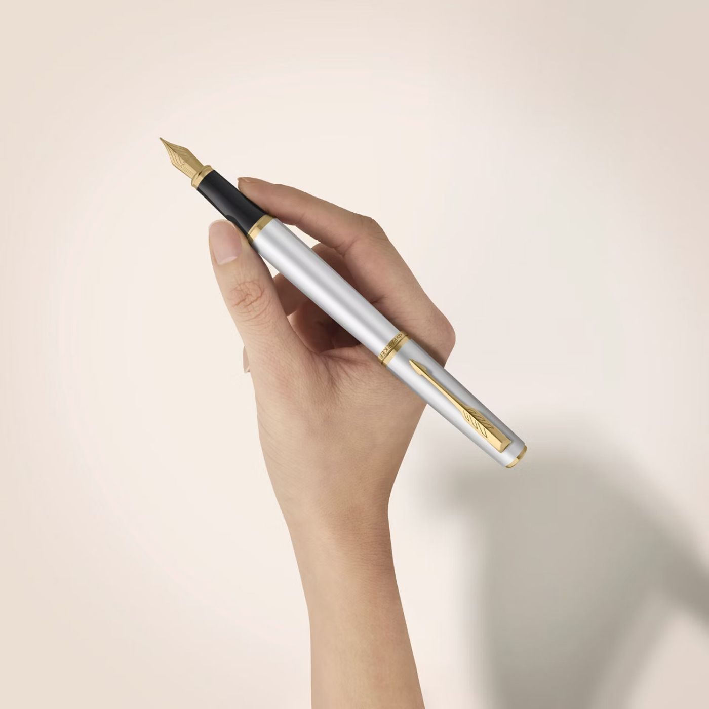 Meridian Chrome/Gold  Stylo-plume