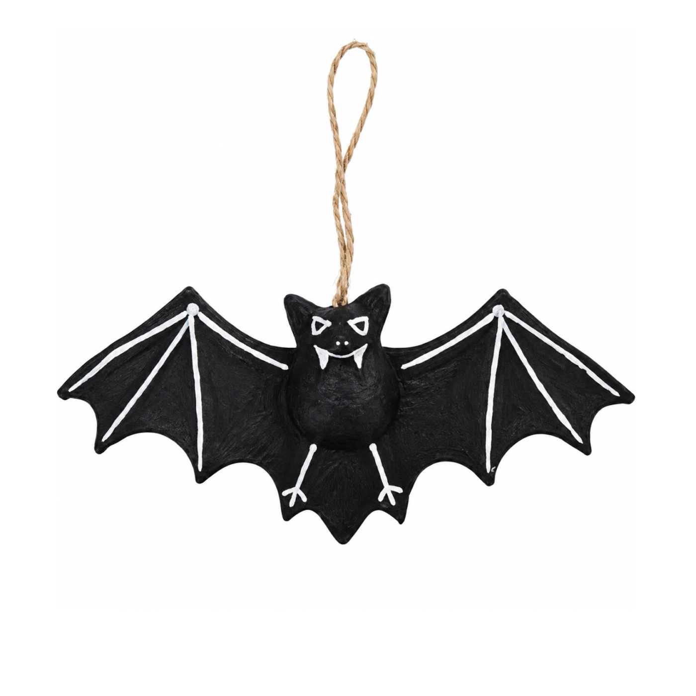 Chauve-souris en papier mâché 22x10 cm
