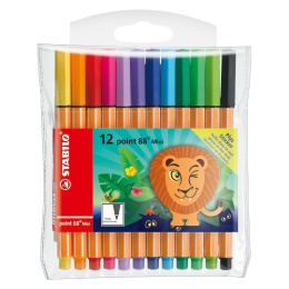Point 88 Mini Fineliner lot de 12 dans le groupe Stylos / Crayons d'artistes / Feutres chez Pen Store (100270)