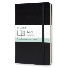 Music Notebook ART collection Large Black dans le groupe Papiers & Blocs / Écrire et consigner / Carnets chez Pen Store (100376)