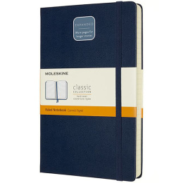 Classic Hard Cover Notebook Expanded Blue Ruled dans le groupe Papiers & Blocs / Écrire et consigner / Carnets chez Pen Store (100431)