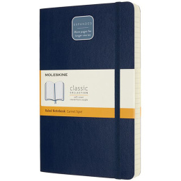 Classic Soft Cover Notebook Expanded Blue dans le groupe Papiers & Blocs / Écrire et consigner / Carnets chez Pen Store (100435_r)