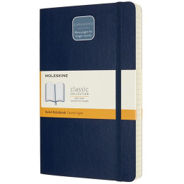 Classic Soft Cover Notebook Expanded Blue Ruled dans le groupe Papiers & Blocs / Écrire et consigner / Carnets chez Pen Store (100436)