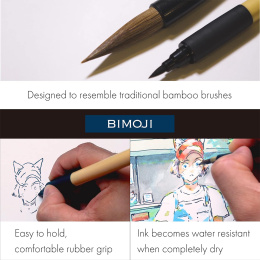 Bimoji Fude Brush Pen dans le groupe Stylos / Crayons d'artistes / Feutres pinceaux chez Pen Store (100962_r)
