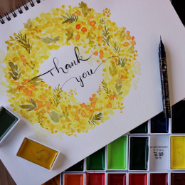 Gansai Tambi aquarelle lot de 48 dans le groupe Matériels d'artistes / Couleurs de l'artiste / Peinture aquarelle / Aquarelle en godet chez Pen Store (101261)