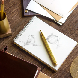 Classic Revolve Sketching Pencil 2 mm Brass dans le groupe Stylos / Crayons d'artistes / Crayons à croquis chez Pen Store (101378)