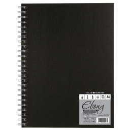 Ebony Artist's Sketch Book Spirales A4 dans le groupe Papiers & Blocs / Bloc Artiste / Cahiers d'esquisses chez Pen Store (101470)
