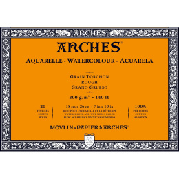 Bloc Aquarelle Rough 300g 18x26cm dans le groupe Papiers & Blocs / Bloc Artiste / Papier pour aquarelle chez Pen Store (101524)