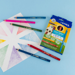 Super Ferby (+3 ans) Lot de 12 dans le groupe Kids / Crayons pours les enfants / Crayons de couleurs pour les enfants chez Pen Store (101579)