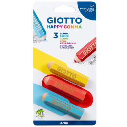 Gommes Happy Gomma Lot de 3 dans le groupe Stylos / Accessoires Crayons / Gommes chez Pen Store (101593)