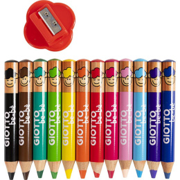 Crayons de couleurs Be-bè (+2 ans) Lot de 12 dans le groupe Kids / Crayons pours les enfants / Crayons de couleurs pour les enfants chez Pen Store (101597)