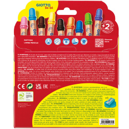 Crayons de couleurs Be-bè (+2 ans) Lot de 12 dans le groupe Kids / Crayons pours les enfants / Crayons de couleurs pour les enfants chez Pen Store (101597)