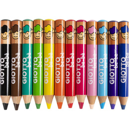 Crayons de couleurs Be-bè (+2 ans) Lot de 12 dans le groupe Kids / Crayons pours les enfants / Crayons de couleurs pour les enfants chez Pen Store (101597)