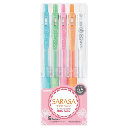 Sarasa Clip Milky lot de 5 dans le groupe Loisirs créatifs / Techniques / Bullet Journal chez Pen Store (102199)