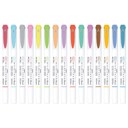 Mildliner Brush Pen dans le groupe Stylos / Crayons d'artistes / Feutres pinceaux chez Pen Store (102201_r)