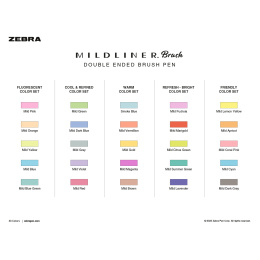 Mildliner Brush Pen dans le groupe Stylos / Crayons d'artistes / Feutres pinceaux chez Pen Store (102201_r)
