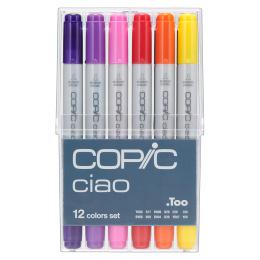 Ciao Lot de 12 Basic colors dans le groupe Stylos / Crayons d'artistes / Feutres d'illustrations chez Pen Store (103253)