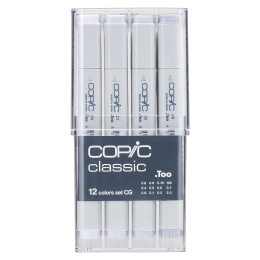 Classic Lot de 12 Cool Gray dans le groupe Stylos / Crayons d'artistes / Feutres d'illustrations chez Pen Store (103317) Classic Lot de 12 Cool Gray dans le groupe Stylos / Crayons d'artistes / Feutres d'illustrations chez Pen Store (103317)