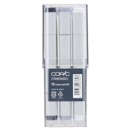 Classic Lot de 12 Cool Gray dans le groupe Stylos / Crayons d'artistes / Feutres d'illustrations chez Pen Store (103317) Classic Lot de 12 Cool Gray dans le groupe Stylos / Crayons d'artistes / Feutres d'illustrations chez Pen Store (103317)