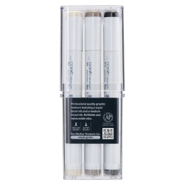 Sketch Lot de 12 Warm Grey dans le groupe Stylos / Crayons d'artistes / Feutres d'illustrations chez Pen Store (103503)