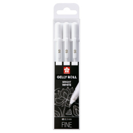 Gelly Roll Basic White lot de 3 Fine dans le groupe Stylos / Écrire / Stylos encre gel chez Pen Store (103535)