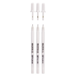 Gelly Roll Basic White lot de 3 dans le groupe Stylos / Écrire / Stylos encre gel chez Pen Store (103538)