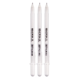 Gelly Roll Basic White lot de 3 dans le groupe Stylos / Écrire / Stylos encre gel chez Pen Store (103538)
