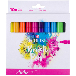 Brush Pen ensemble de 10 dans le groupe Stylos / Crayons d'artistes / Feutres pinceaux chez Pen Store (103718)