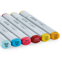 Sketch Lot de 6 Perfect Primaries dans le groupe Stylos / Crayons d'artistes / Feutres d'illustrations chez Pen Store (103859)