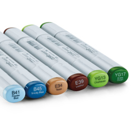 Sketch Lot de 6 Earth Essentials dans le groupe Stylos / Crayons d'artistes / Feutres d'illustrations chez Pen Store (103861)
