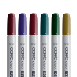 Ciao Lot de 6 Jewel Tones dans le groupe Stylos / Crayons d'artistes / Feutres d'illustrations chez Pen Store (103870)
