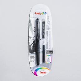 Pocket Brush Pen Set Black dans le groupe Stylos / Accessoires Crayons / Cartouches et Recharges chez Pen Store (104522)