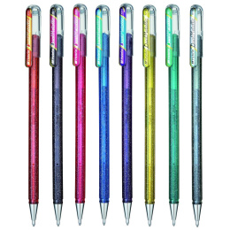 Dual Metallic Hybrid Stylo gel Black + Metallic Red dans le groupe Stylos / Écrire / Stylos encre gel chez Pen Store (104615)