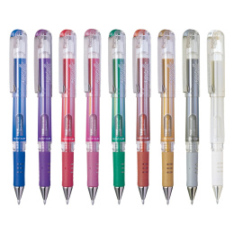 Hybrid Gel Grip DX Metallic Stylo gel Metallic Purple dans le groupe Stylos / Écrire / Stylos encre gel chez Pen Store (104644)