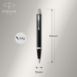 IM Black/Chrome Stylo à bille dans le groupe Stylos / Stylo haute de gamme / Stylo à bille chez Pen Store (104666)