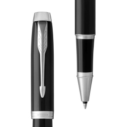 IM Black/Chrome Rollerball dans le groupe Stylos / Stylo haute de gamme / Roller chez Pen Store (104668)