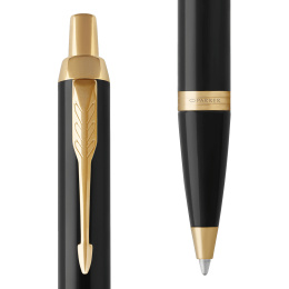 IM Black/Gold Stylo à bille dans le groupe Stylos / Stylo haute de gamme / Stylo à bille chez Pen Store (104669)