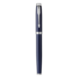 IM Matte Blue/Chrome Rollerball dans le groupe Stylos / Stylo haute de gamme / Roller chez Pen Store (104674)