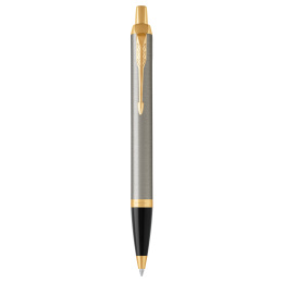 IM Brushed/Gold Stylo à bille dans le groupe Stylos / Stylo haute de gamme / Stylo à bille chez Pen Store (104675)