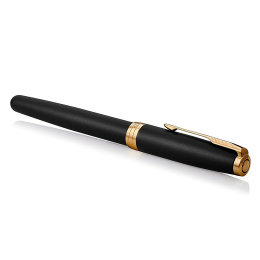 Sonnet Black/Gold Stylo-plume Medium dans le groupe Stylos / Stylo haute de gamme / Stylo à plume chez Pen Store (104695)