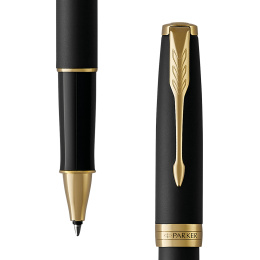 Sonnet Black/Gold Rollerball dans le groupe Stylos / Stylo haute de gamme / Roller chez Pen Store (104697)