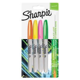 Fine Marker lot de 4 Neon dans le groupe Stylos / Crayons d'artistes / Feutres chez Pen Store (104762)