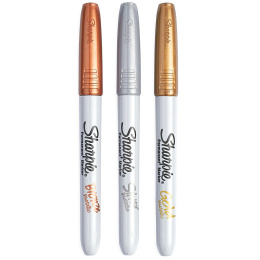 Metallic lot de 3 dans le groupe Stylos / Crayons d'artistes / Feutres chez Pen Store (104770)