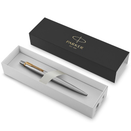 Jotter Steel/Gold Stylo à bille dans le groupe Stylos / Stylo haute de gamme / Stylo à bille chez Pen Store (104808)