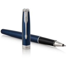 Sonnet Blue/Chrome Rollerball dans le groupe Stylos / Stylo haute de gamme / Roller chez Pen Store (104828)