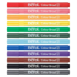 Colour Broad Tip Lot de 12 (3 ans et +) dans le groupe Kids / Crayons pours les enfants / Feutres pour les enfants chez Pen Store (104845)